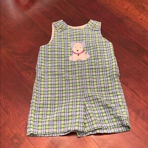 Boy romper with cute puppy